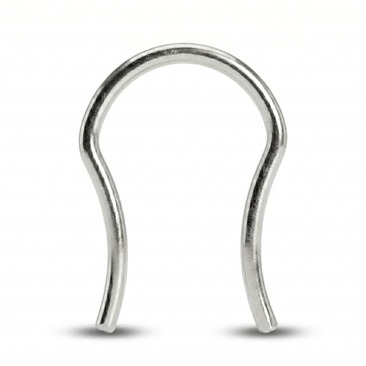 Omega Design Septum Retainer 316L Surgical Steel pictured against a white background.