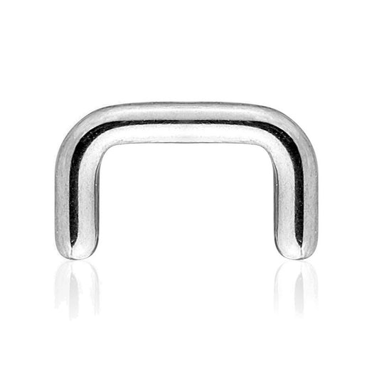 Staple Design Septum Retainer 316L Surgical Steel pictured against a white background.