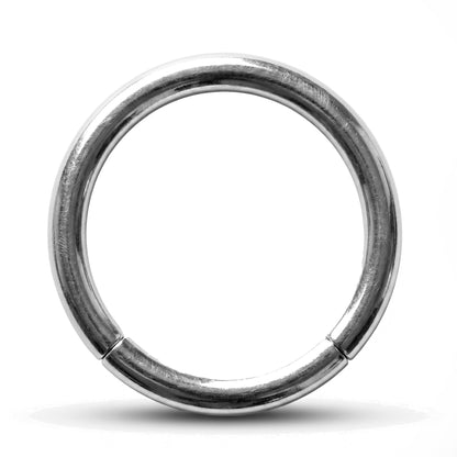 Hinged Segment Septum Ring 316L Surgical Steel pictured on a white background.